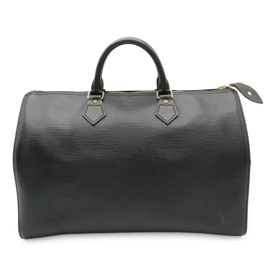LOUIS VUITTON Epi Speedy 35 Handbag Boston Bag Leather Noir Black M42992: --- Catalog ---Category: SizeSize (HxWxD): 24cm x 37.5cm x 19cm / 9.44'' x 14.76'' x 7.48''Category: DesignType: Boston bag, HandbagColor: Black, NoirGender: WomenMaterial: Epi leather Category: Gener