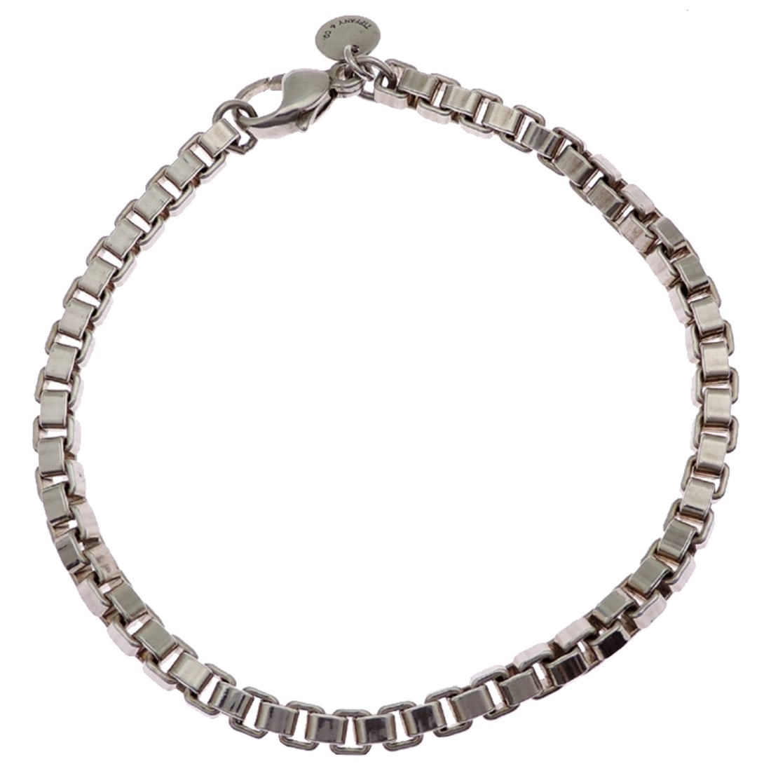 Tiffany & Co. Venetian Women's Bracelet, Sterling Silver 925: --- Catalog ---Category: SizeLength: 19cm / 7.48''Category: DesignType: Charm braceletGender: WomenMaterial: Silver 925Category: GeneralBrand: Tiffany--- Item List ---Section: ConditionRanking: Rank A
