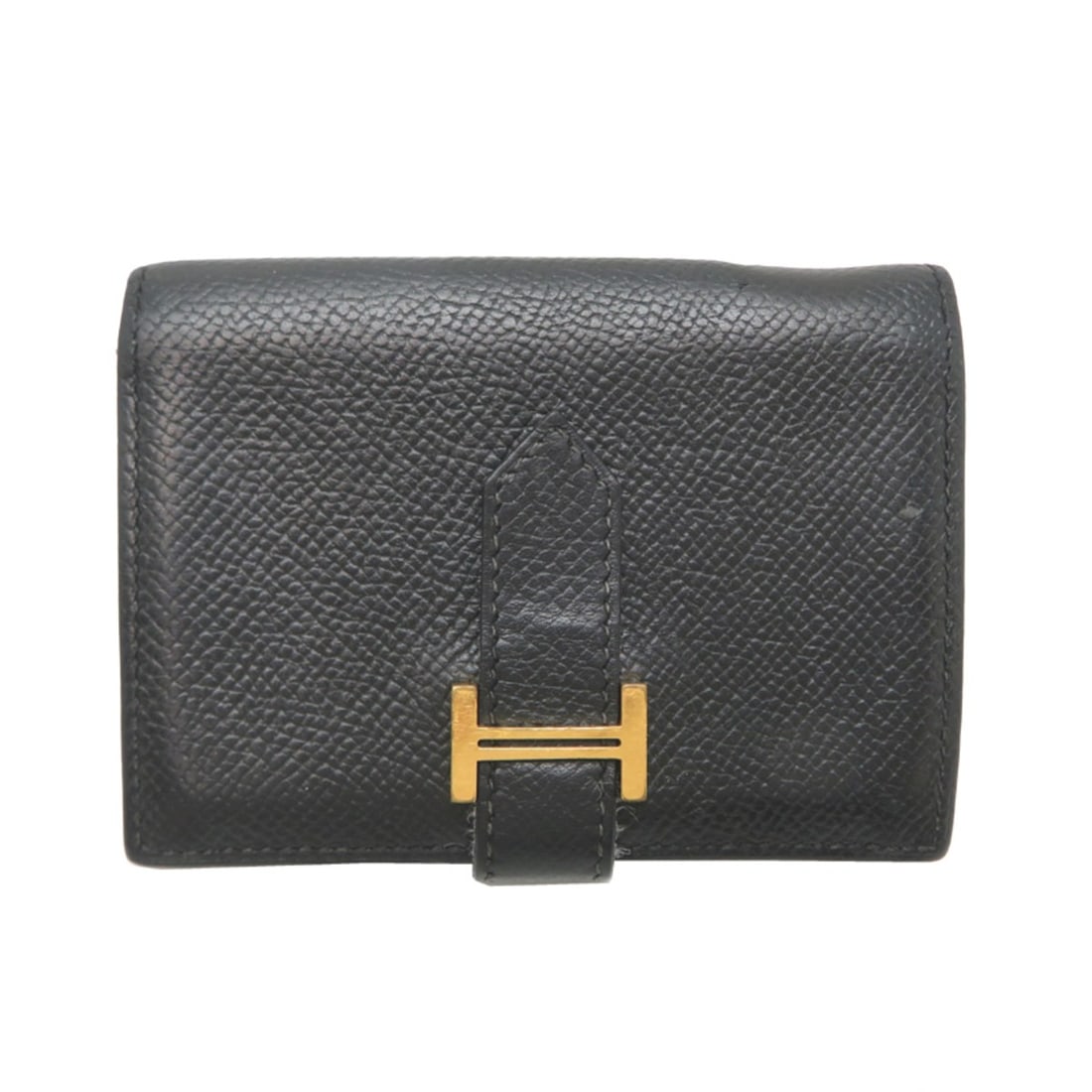 Hermes Bearn ?J stamp (made in 2006) *Crack at corner Women's/Men's Business Card Holder/Card Case (1 of 9)