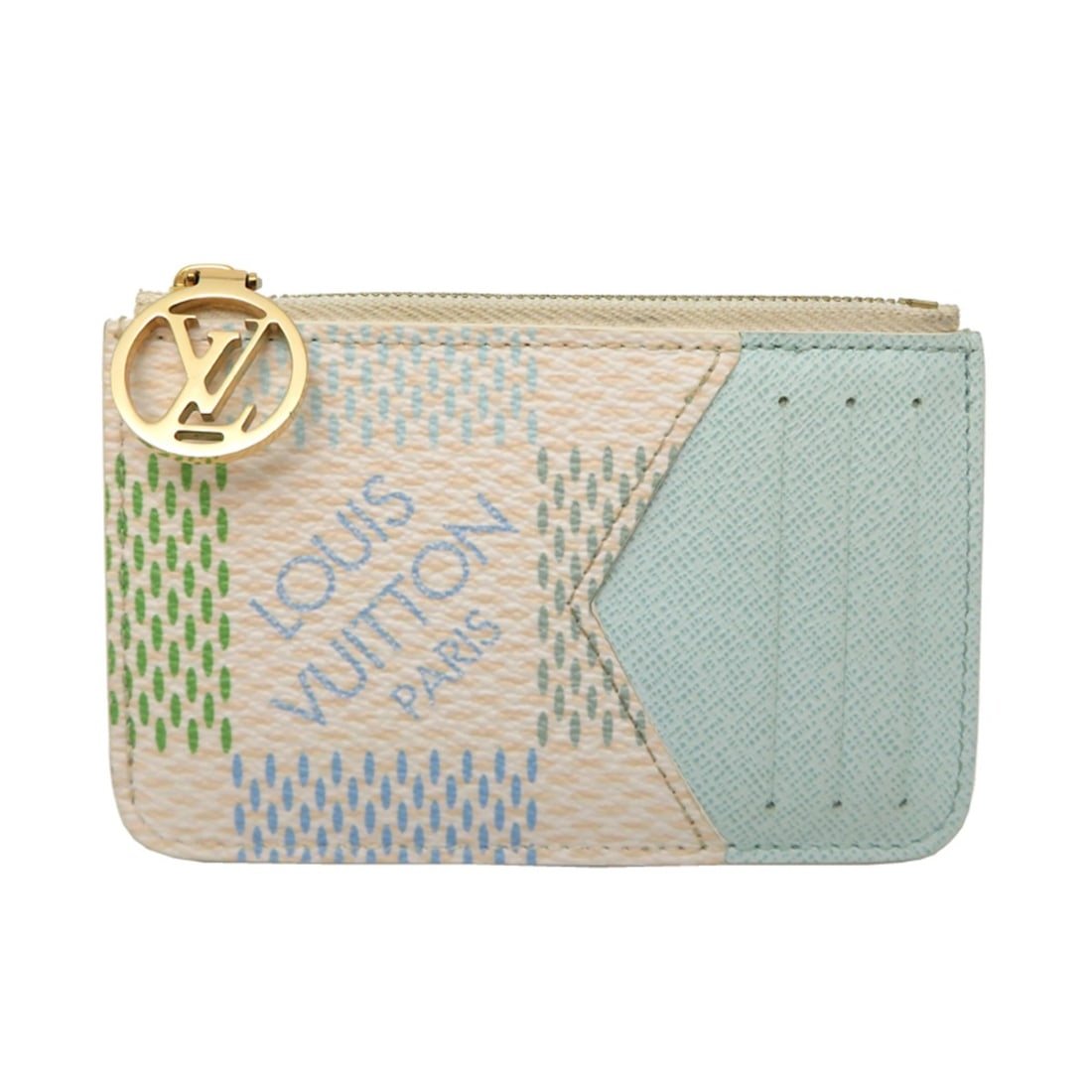 Louis Vuitton Porte Carte Romy Women's/Men's Business Card Holder/Card Case N40639 Damier Pistache: --- Catalog ---Category: DesignType: Card caseColor: PistacheGender: Men,WomenMaterial: Damier Canvas Category: GeneralMPN: N40639Brand: Louis VuittonCategory: Physical PropertiesSize (HxWxD): 8cm x 1