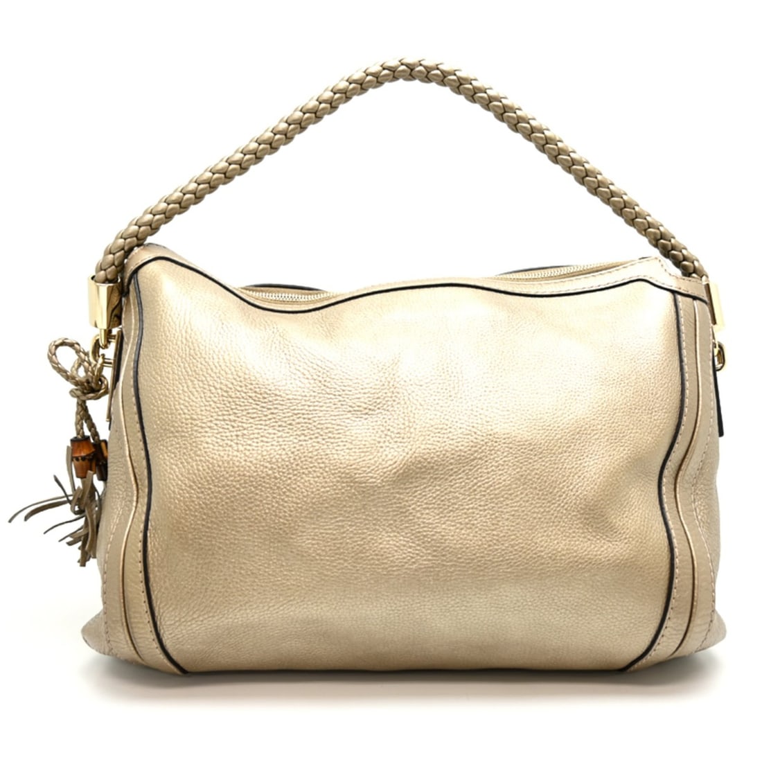 Gucci Bella Women's Shoulder Bag 269949 Leather Gold: --- Catalog ---Category: SizeSize (HxWxD): 25cm x 37.5cm x 19cm / 9.84'' x 14.76'' x 7.48''Category: DesignType: Shoulder bagColor: GoldGender: WomenMaterial: Leather Category: GeneralMPN: 269949Brand