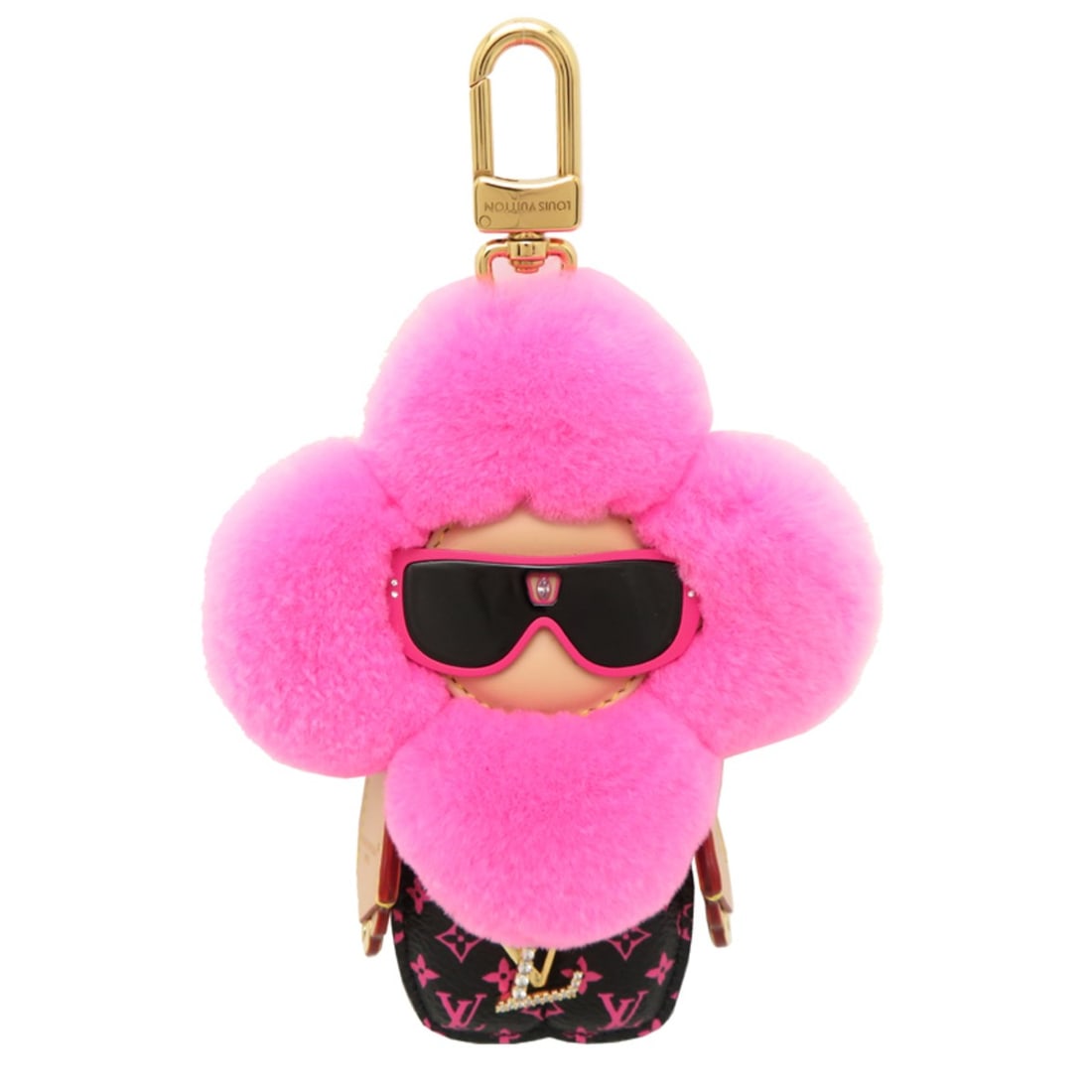 Louis Vuitton Vivienne Fashionista Women's/Men's Keychain M01743 (Discontinued) Mink Pink: --- Catalog ---Category: SizeSize (HxWxD): 18cm x 12cm x 3.5cm / 7.08'' x 4.72'' x 1.37''Category: DesignType: KeyringColor: PinkGender: Men,WomenMaterial: Leather, MonogramLeather/Fur Type: Mink furC
