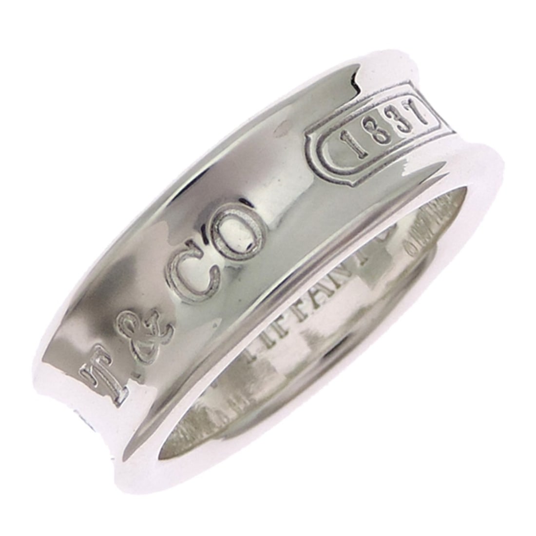 Tiffany & Co. 1837 Narrow Ring for Women and Men, Sterling Silver 925 (1 of 14)