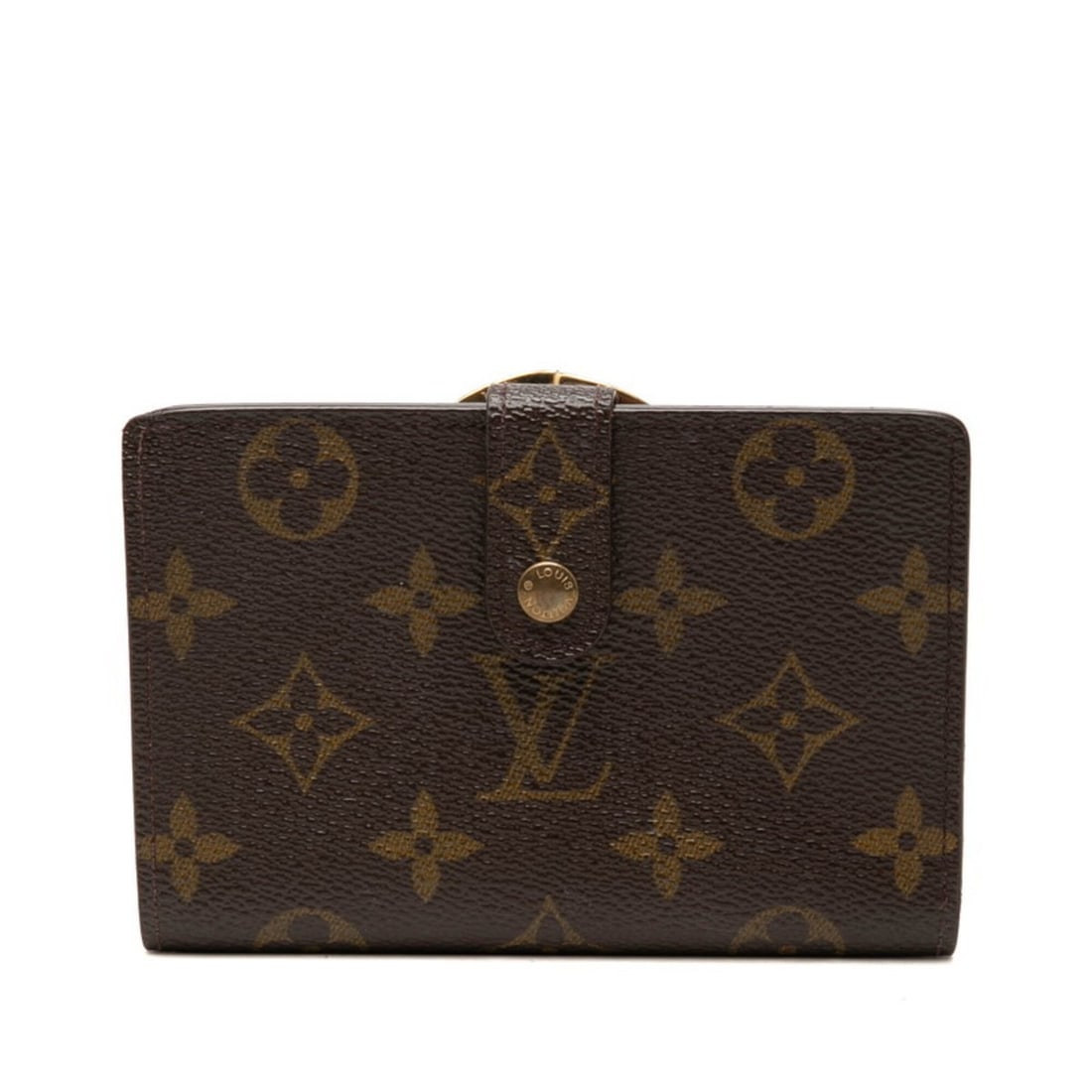 Louis Vuitton Monogram Portefeuille Viennois Bi-fold Wallet M61673 Brown Leather Women's LOUIS: --- Catalog ---Category: SizeSize (HxWxD): 9cm x 13.5cm x 1.5cm / 3.54'' x 5.31'' x 0.59''Category: DesignType: Wallet (bi-fold)Color: BrownGender: WomenMaterial: PVC , Leather Category: GeneralMPN: M