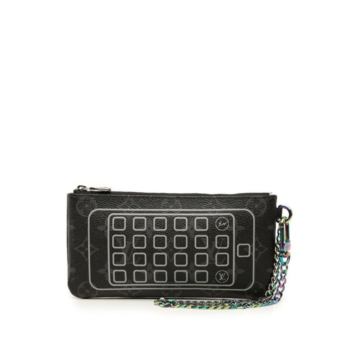Louis Vuitton Women's Handbag,Pouch Black: --- Catalog ---Category: SizeSize (HxWxD): 10cm x 19cm x 1cm / 3.93'' x 7.48'' x 0.39''Category: DesignType: Handbag, PouchColor: BlackGender: WomenMaterial: PVC , Leather Category: GeneralMPN: M64433