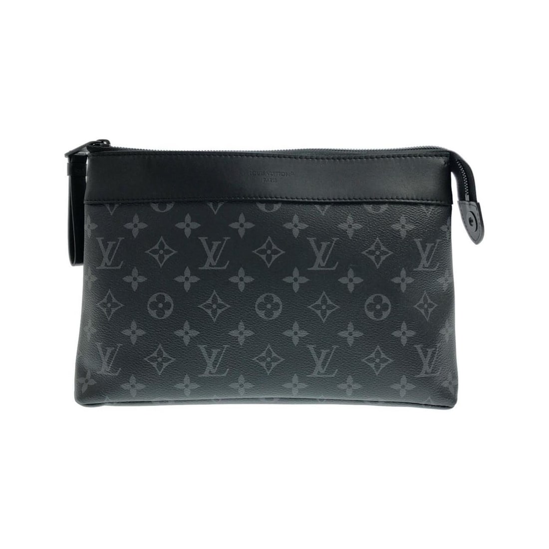 Louis Vuitton Monogram Eclipse Pochette Voyage Souple M82543 Handbag: --- Catalog ---Category: SizeSize (HxWxD): 20.5cm x 29cm x 6.5cm / 8.07'' x 11.41'' x 2.55''Category: DesignType: Handbag, PochetteColor: BlackGender: MenMaterial: Coated canvas Category: GeneralMPN: 