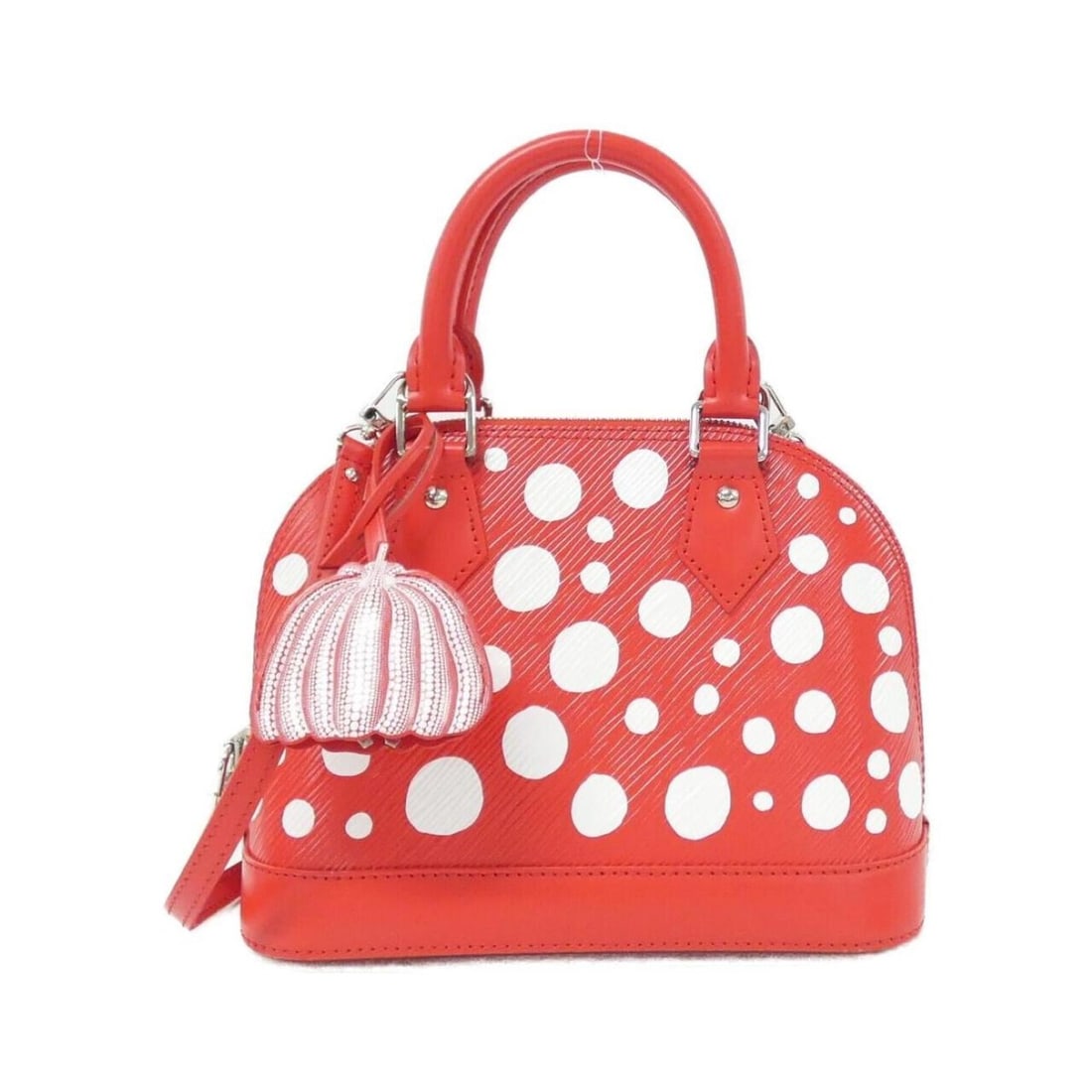 Louis Vuitton Epi (LV X YK) Alma BB M21698 Handbag: --- Catalog ---Category: SizeSize (HxWxD): 17cm x 23cm x 11cm / 6.69'' x 9.05'' x 4.33''Category: DesignType: HandbagColor: RougeGender: WomenMaterial: Leather Hardware Color: SilverLeather/Fur Type: 