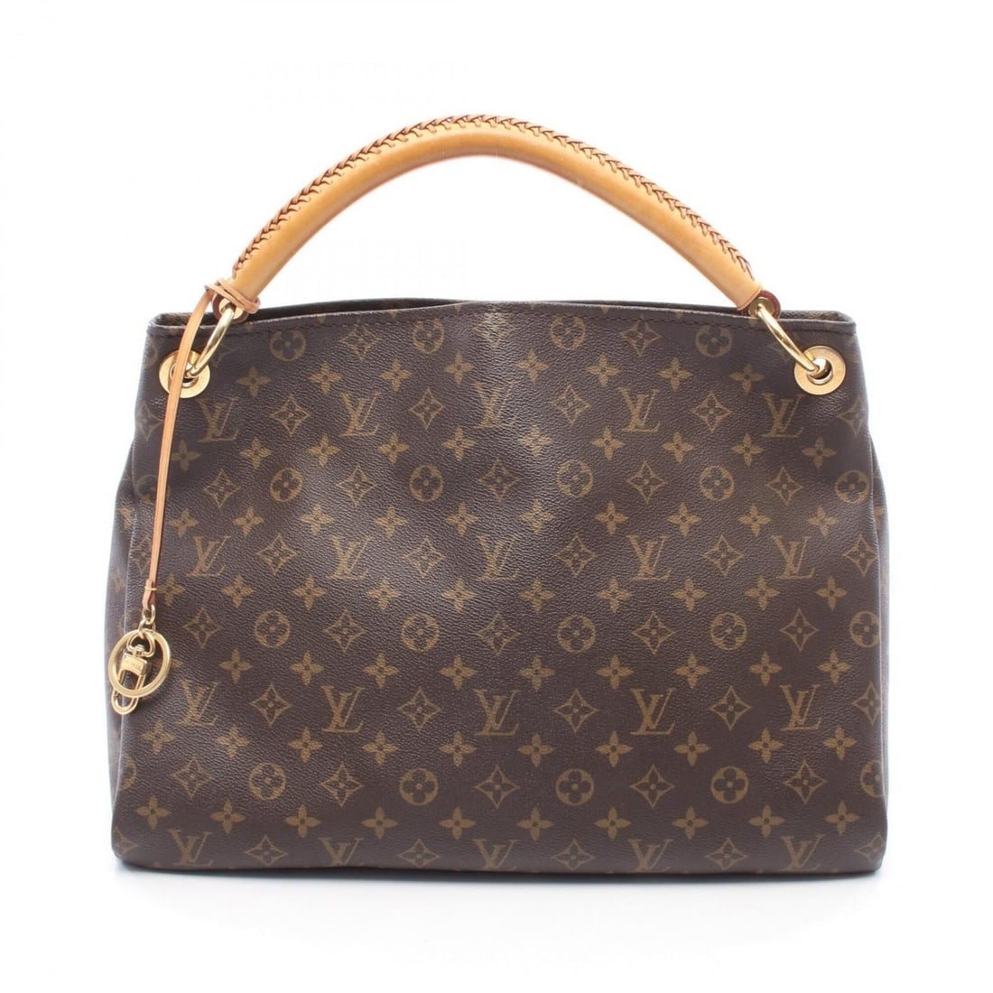 Louis Vuitton Artsy MM Shoulder Bag/Handbag, Coated Canvas and Leather, Monogram Pattern, Women's,: --- Catalog ---Category: SizeSize (HxWxD): 33cm x 42cm x 18cm / 12.99'' x 16.53'' x 7.08''Category: DesignType: Handbag, Shoulder bagColor: BrownGender: WomenMaterial: Coated canvas , Leather Category