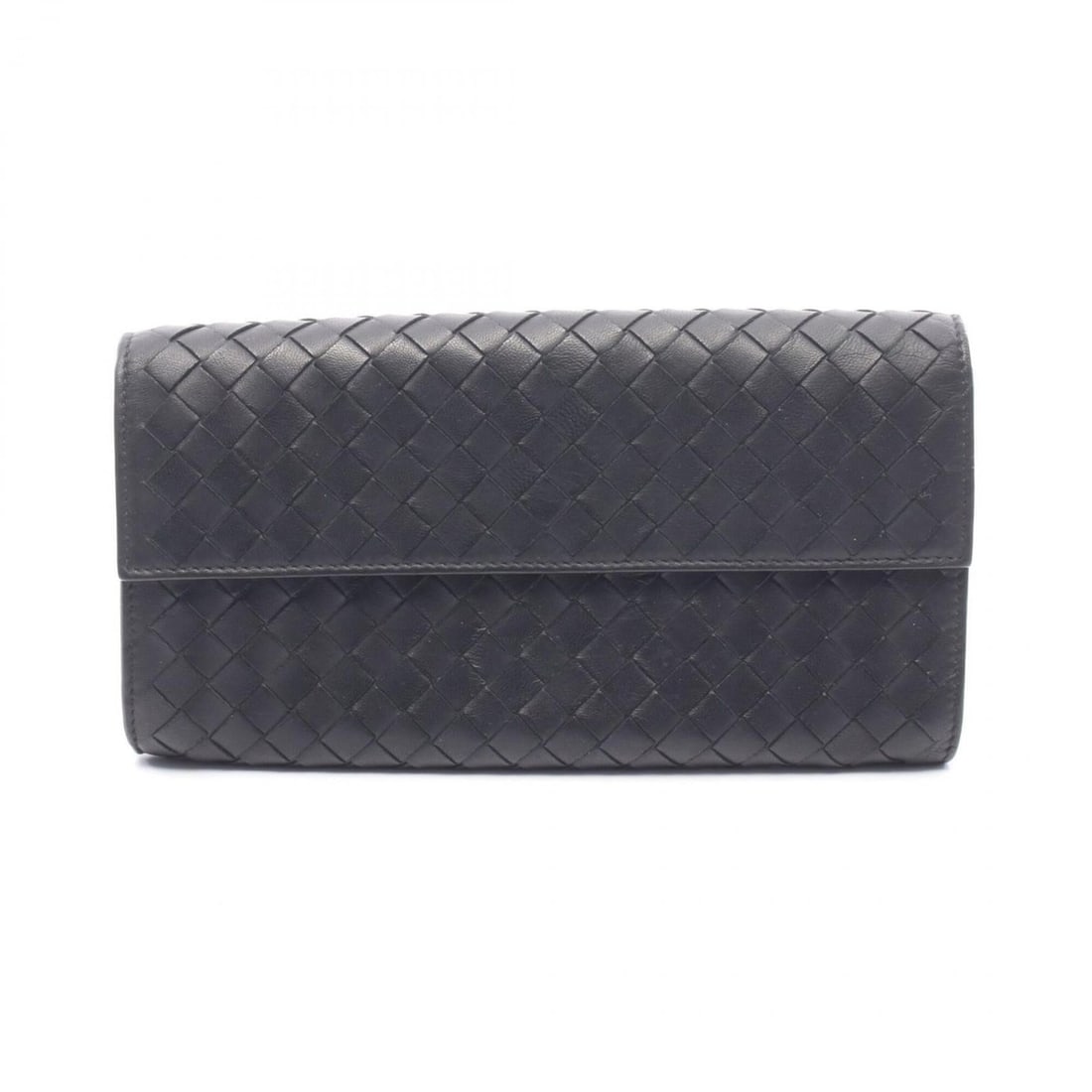 Bottega Veneta Intrecciato Bi-fold Long Wallet, Leather, Women's, Black: --- Catalog ---Category: SizeSize (HxWxD): 10cm x 19cm x 2.5cm / 3.93'' x 7.48'' x 0.98''Category: DesignType: Long wallet (bi-fold)Color: BlackGender: WomenMaterial: Leather Category: GeneralBrand: