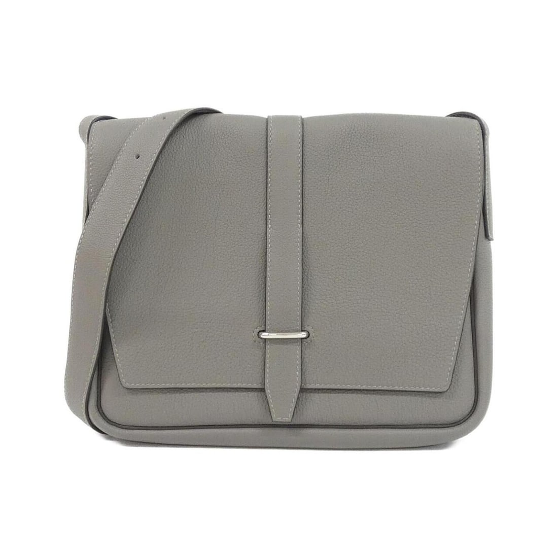 Hermes Steve Wright Junior 082119CK Shoulder Bag: --- Catalog ---Category: SizeSize (HxWxD): 22cm x 28cm x 4cm / 8.66'' x 11.02'' x 1.57''Category: DesignType: Shoulder bagColor: Etain, GrayGender: Women,MenMaterial: Togo leather Category: GeneralMPN