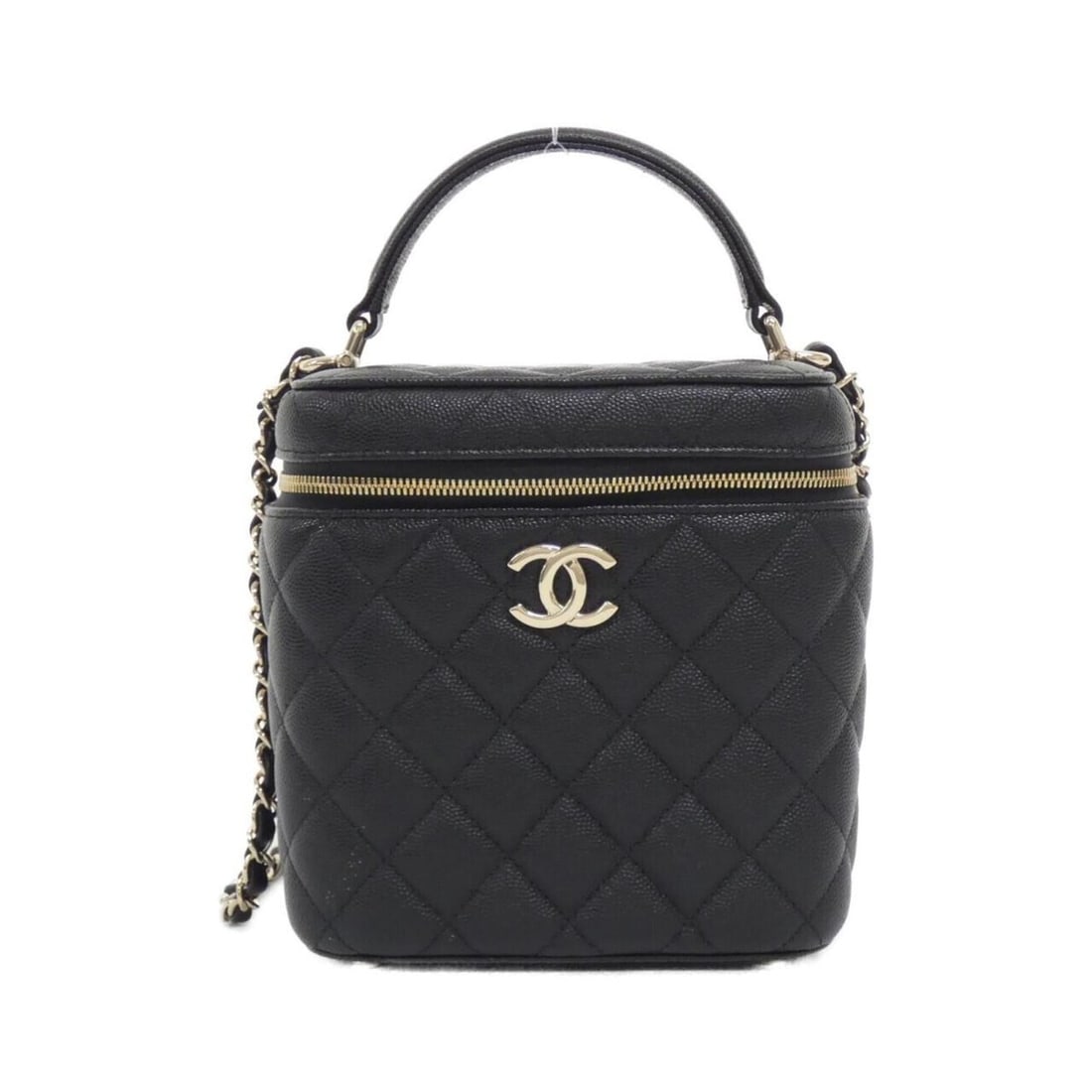 Chanel AS2362 handbag: --- Catalog ---Category: SizeSize (HxWxD): 16cm x 15cm x 12cm / 6.29'' x 5.9'' x 4.72''Category: DesignType: HandbagColor: BlackGender: Women,MenMaterial: Grained Calfskin Category: GeneralBrand: Chan