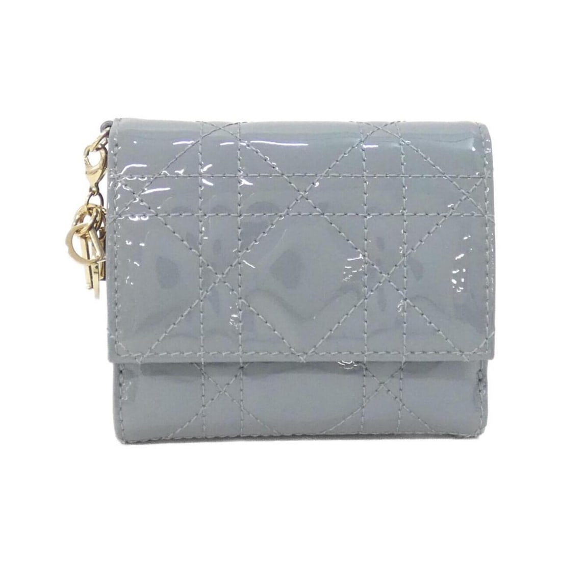 Christian Dior Lady Lotus Wallet S0181OVRB: --- Catalog ---Category: SizeSize (HxWxD): 9cm x 10cm x 3cm / 3.54'' x 3.93'' x 1.18''Category: DesignType: Wallet (tri-fold)Color: BlueGender: WomenMaterial: Leather Category: GeneralBrand: