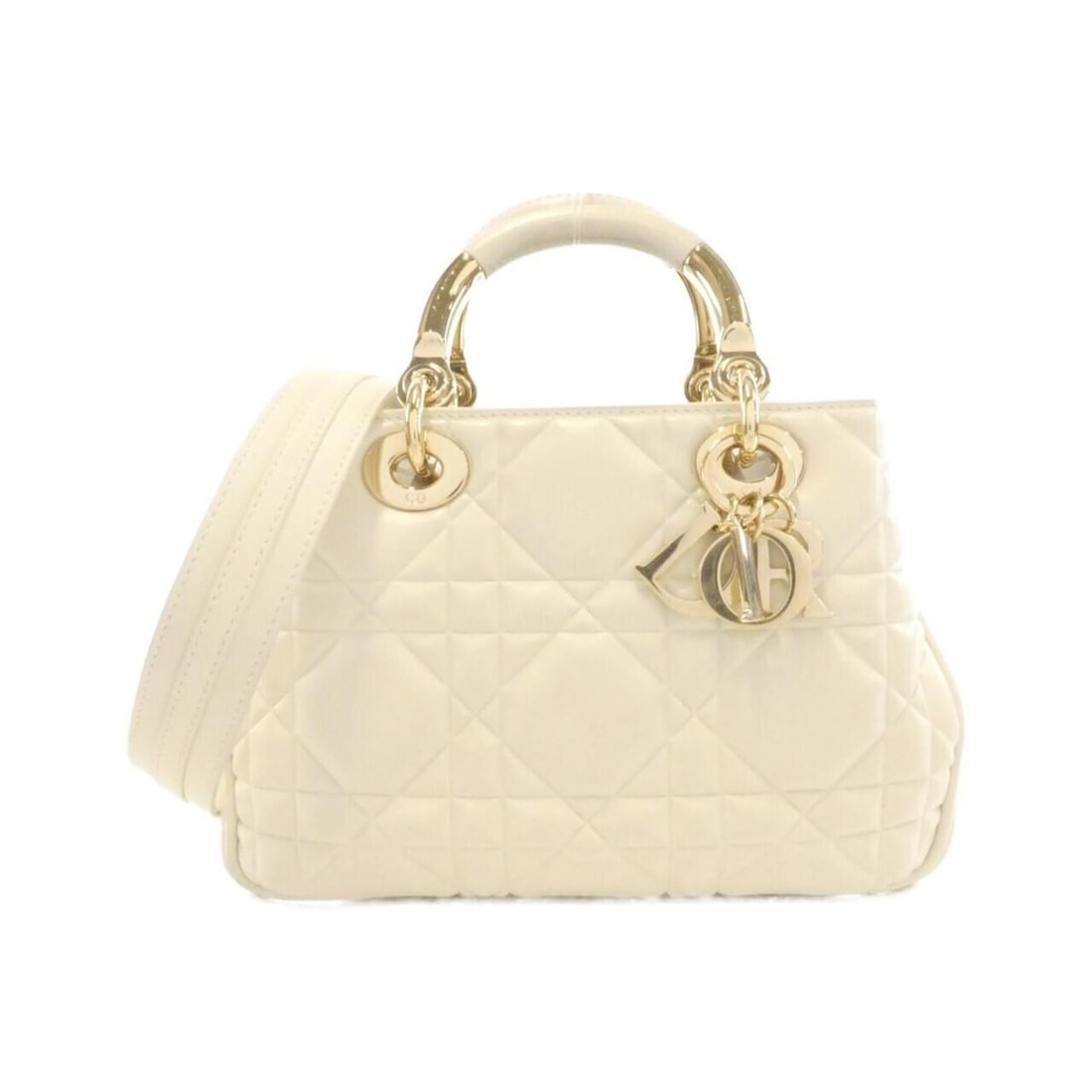 Christian Dior Lady 95.22 Small M0697OVJX Handbag: --- Catalog ---Category: SizeSize (HxWxD): 17cm x 25cm x 10cm / 6.69'' x 9.84'' x 3.93''Category: DesignType: HandbagColor: WhiteGender: WomenMaterial: Leather Category: GeneralBrand: Christian