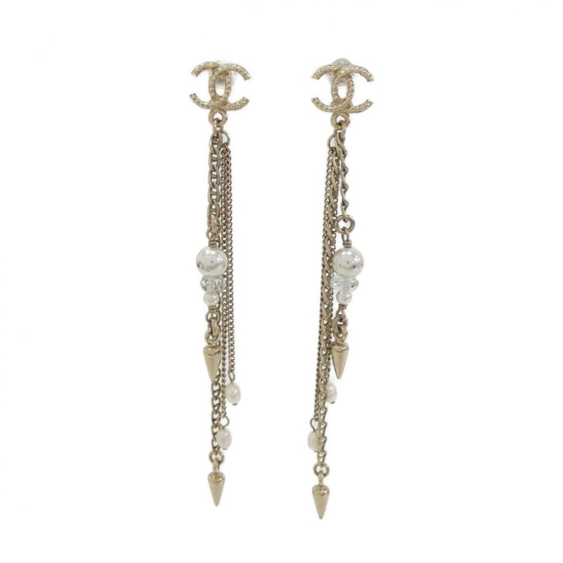 Chanel 99408 Earrings: --- Catalog ---Category: SizeSize (HxWxD): 91.00mm x 13.00mm / 3.58'' x 0.51''Category: DesignType: Stud earringsColor: Blue, WhiteGender: WomenMaterial: Artificial pearlCategory: GeneralBrand: