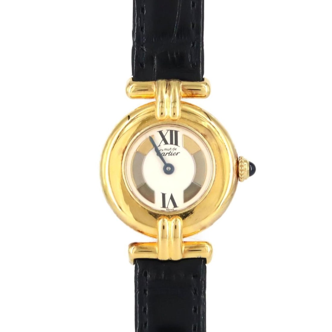 Cartier Must Colisée SM GP W1006654 Quartz Watch: --- Catalog ---Category: SizeCase Diameter: 24mm / 0.94''Category: DesignType: WristwatchGender: WomenColor (Dial): Gold, WhiteMaterial (Case): Gold platedCategory: GeneralMPN: W1006654Brand: CartierC