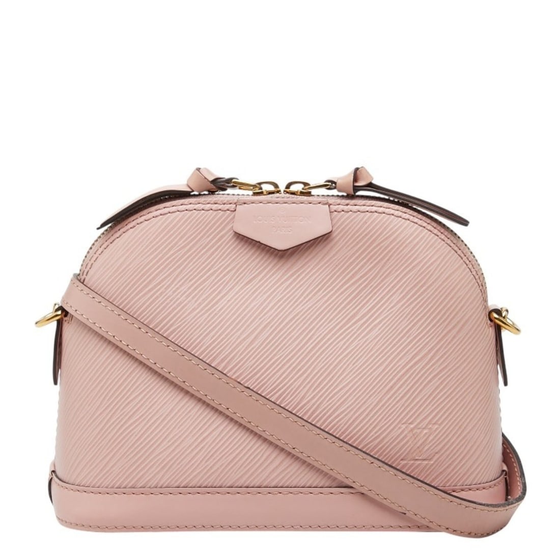 Louis Vuitton Epi Alma Mini Chain Crossbody Shoulder Bag M51406 Rose Ballerine Pink Leather Women's: --- Catalog ---Category: SizeStrap Drop: 52.5cm / 20.66''Size (HxWxD): 15cm x 20cm x 10cm / 5.9'' x 7.87'' x 3.93''Category: DesignType: Shoulder bagColor: Pink, Rose ballerineGender: WomenClosure: Zi
