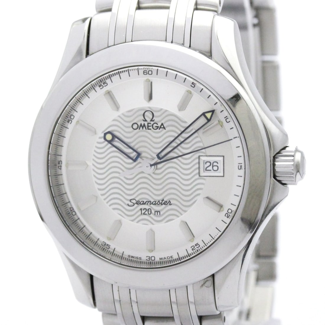 OMEGA Seamaster 120M Stainless Steel Quartz Mens Watch 2511.31 Polished: --- Catalog ---Category: SizeCase Diameter: 36mm / 1.42''Category: DesignType: WristwatchStyle: SportGender: MenColor (Dial): SilverMaterial (Band): Stainless steelMaterial (Case): Stainless steelCate