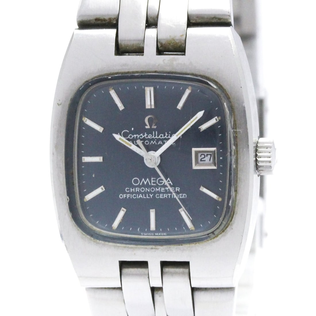 OMEGA Constellation Cal 685 Steel Automatic Ladies Watch 568.0020 Vintage: --- Catalog ---Category: SizeCase Diameter: 25mm / 0.98''Category: DesignType: WristwatchStyle: Dress/FormalGender: WomenColor (Dial): BlueMaterial (Band): Stainless steelMaterial (Case): Stainless st