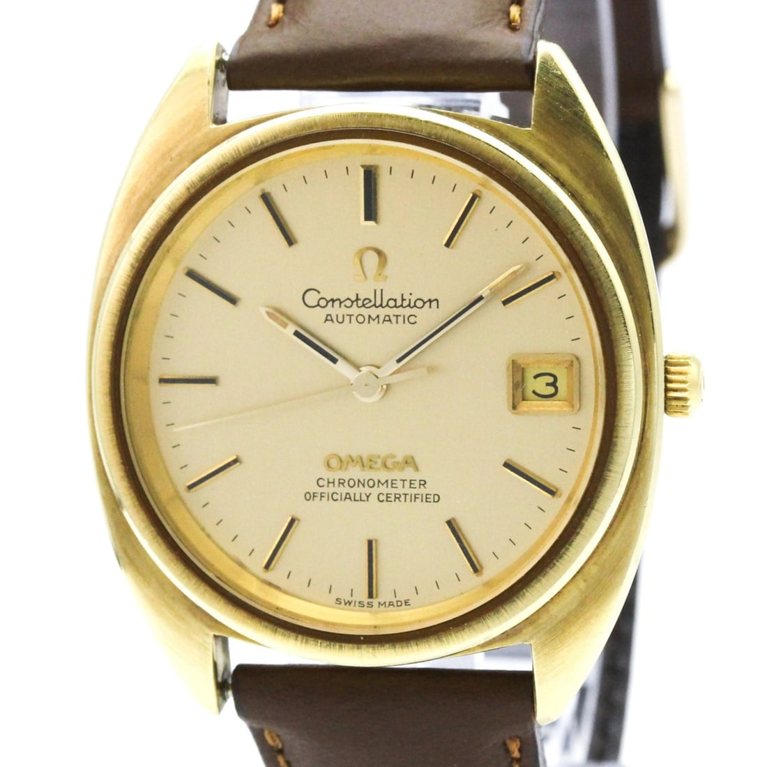 OMEGA Constellation Chronometer Cal 1011 Gold Plated Watch 168.0056 (1 of 10)
