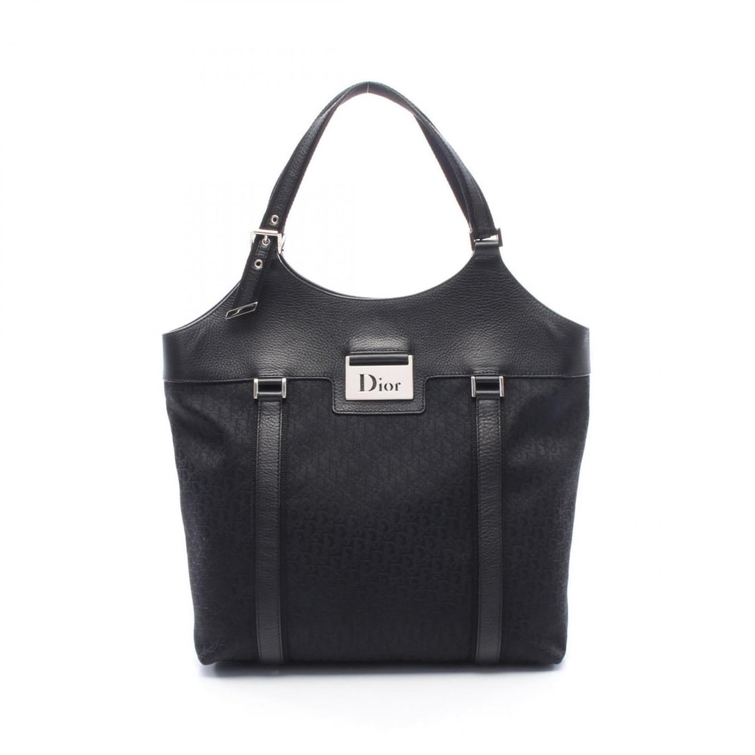Christian Dior Dior Street Chic Trotter Tote Bag Handbag Canvas Leather Men's Black: --- Catalog ---Category: SizeSize (HxWxD): 31cm x 31cm x 13cm / 12.2'' x 12.2'' x 5.11''Category: DesignType: Handbag, Tote bagColor: BlackGender: MenMaterial: Canvas , Leather Category: GeneralBrand: