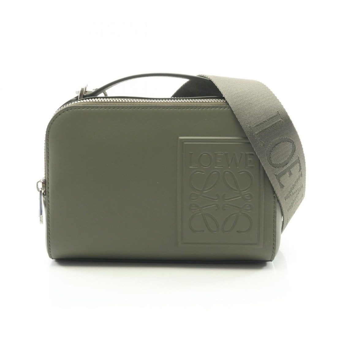 Loewe LOEWE Crossbody Camera Bag Mini Shoulder Handbag Leather Men's Khaki C565R41X04: --- Catalog ---Category: SizeSize (HxWxD): 12cm x 18cm x 6cm / 4.72'' x 7.08'' x 2.36''Category: DesignType: Handbag, Shoulder bagColor: KhakiGender: MenMaterial: Leather Category: GeneralMPN: C565R41