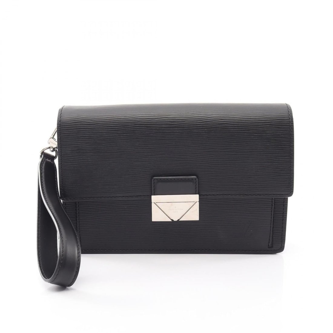 Louis Vuitton Pochette Thames Second Bag Clutch Handbag Leather Epi Men's Black M42742 (1 of 13)