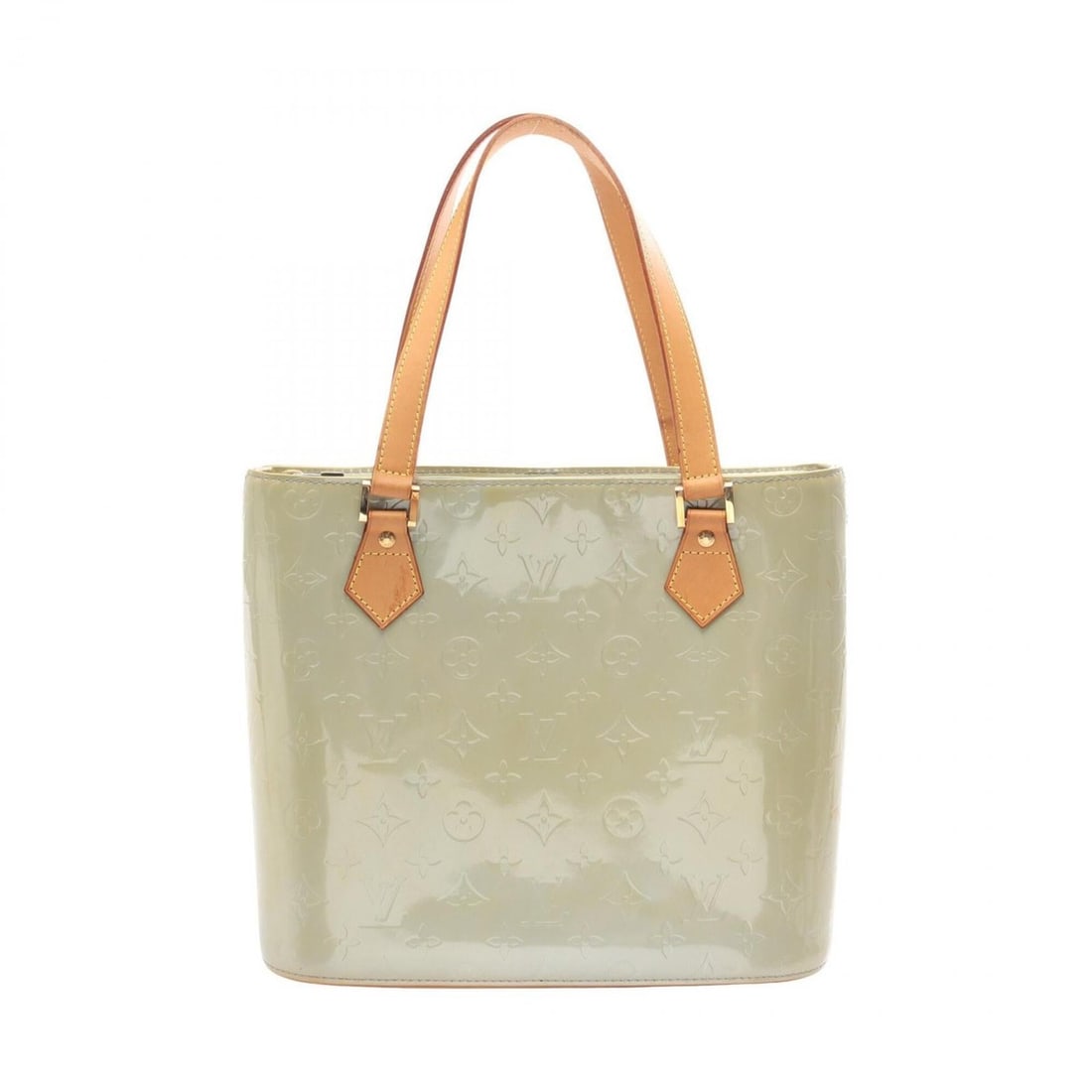 Louis Vuitton Houston Handbag, Leather, Vernis, Women's, Silver Tone, M91053: --- Catalog ---Category: SizeSize (HxWxD): 25cm x 29cm x 14cm / 9.84'' x 11.41'' x 5.51''Category: DesignType: HandbagColor: SilverGender: WomenMaterial: Vernis , Leather Category: GeneralMPN: M91053B
