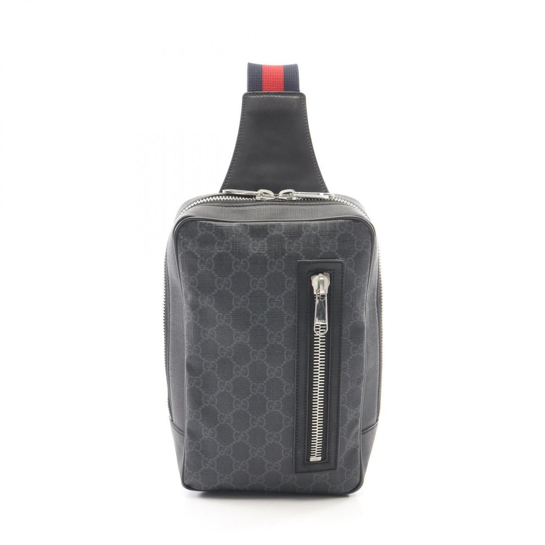 Gucci Soft GG Supreme Belt Bag, Waist Body Handbag, Coated Canvas Leather, Men's, Black, 478325: --- Catalog ---Category: SizeSize (HxWxD): 27cm x 17cm x 8cm / 10.62'' x 6.69'' x 3.14''Category: DesignType: Fanny pack, HandbagColor: BlackGender: MenMaterial: PVC , Leather Category: GeneralMPN: 47
