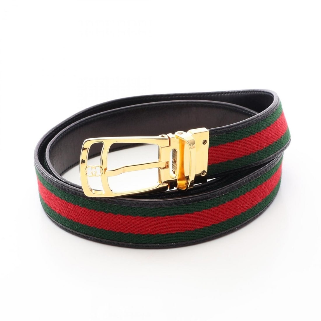 Gucci Interlocking G Ophidia Belt, Leather/Fabric, Women's, Green, Red, Black (1 of 12)
