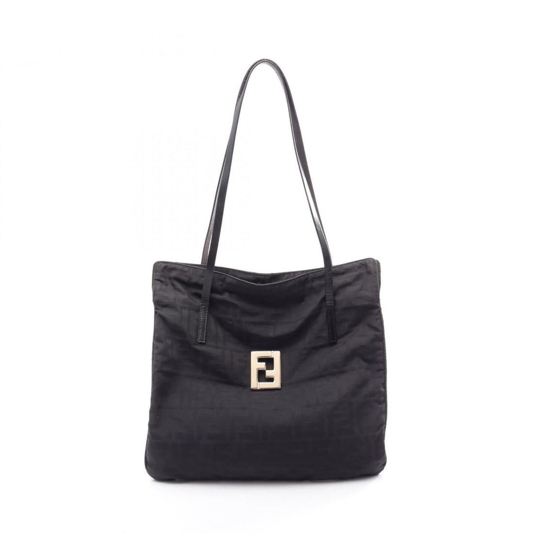 Fendi Zucca Tote Bag, Handbag, Nylon Leather, Women's, Black: --- Catalog ---Category: SizeSize (HxWxD): 30cm x 31cm x 2cm / 11.81'' x 12.2'' x 0.78''Category: DesignType: Handbag, Tote bagColor: BlackGender: WomenMaterial: Nylon , Leather Category: GeneralBrand