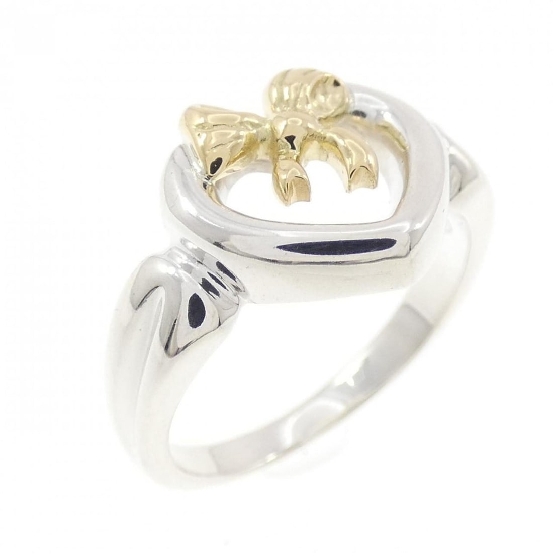 Tiffany & Co. 925 750YG Ring: --- Catalog ---Category: SizeJP Size: 7US Size: 4Category: DesignType: Band ringGender: WomenMaterial: Silver 925, Yellow gold (18K)Category: GeneralBrand: Tiffany--- Item List ---Section: