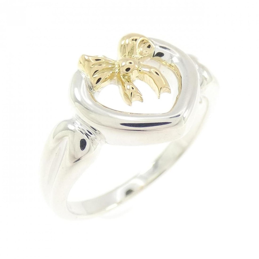 Tiffany & Co. 925 750YG Ring: --- Catalog ---Category: SizeJP Size: 9US Size: 5Category: DesignType: Band ringGender: WomenMaterial: Silver 925, Yellow gold (18K)Category: GeneralBrand: Tiffany--- Item List ---Section: