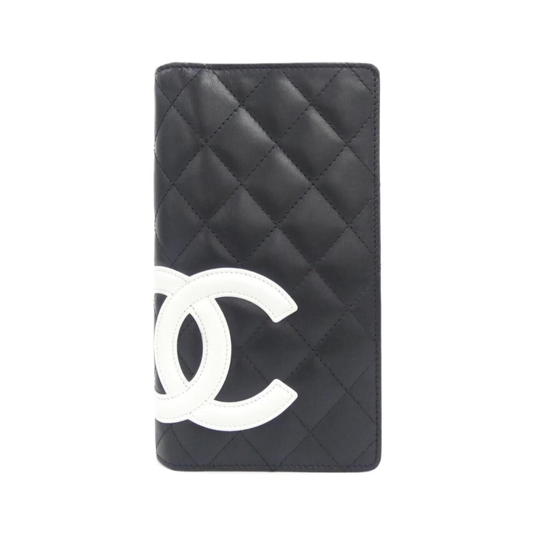 Chanel Cambon Line 26717 Wallet: --- Catalog ---Category: SizeSize (HxWxD): 18cm x 11cm x 3cm / 7.08'' x 4.33'' x 1.18''Category: DesignType: Long wallet (bi-fold)Color: Black, WhiteGender: WomenMaterial: Leather Leather/Fur Type: Ca