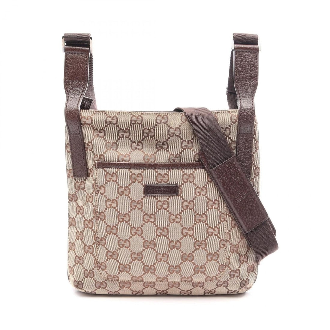 Gucci GG Canvas Shoulder Bag/Handbag, and Leather, Women's, Beige/Brown, Item No. 122793: --- Catalog ---Category: SizeSize (HxWxD): 24cm x 26cm x 5cm / 9.44'' x 10.23'' x 1.96''Category: DesignType: Handbag, Shoulder bagColor: Beige, BrownGender: WomenMaterial: GG canvas , Leather Categor