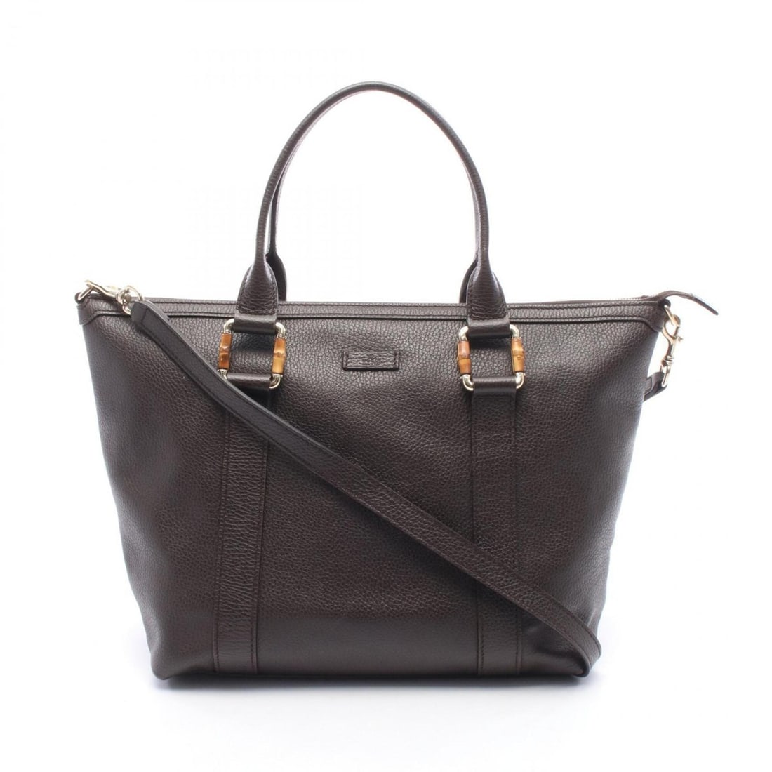 Gucci 2-Way Tote Bag/Handbag, Leather, Women's, Brown, 339548 (1 of 12)