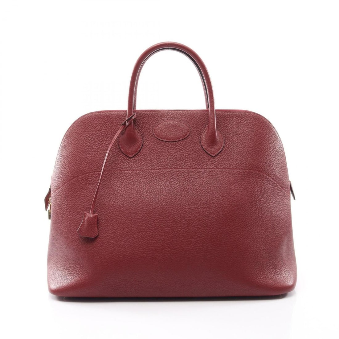 Hermes Bolide 45 Rouge H Handbag, Leather, Taurillon Clemence Women's, Bordeaux: --- Catalog ---Category: SizeSize (HxWxD): 36cm x 45cm x 24cm / 14.17'' x 17.71'' x 9.44''Category: DesignType: HandbagColor: Bordeaux, Rouge HGender: WomenMaterial: Taurillon clemence leather Categor