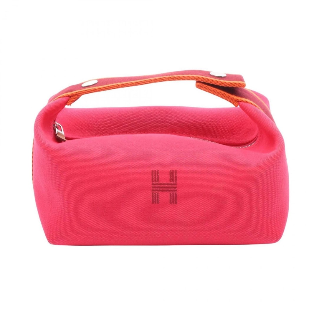Hermes Bride à Brac PM Handbag, Canvas, Women's, Pink, Bordeaux, Orange: --- Catalog ---Category: SizeSize (HxWxD): 10cm x 21cm x 13cm / 3.93'' x 8.26'' x 5.11''Category: DesignType: PouchColor: Bordeaux, Orange, PinkGender: WomenMaterial: Canvas Category: GeneralBrand: He
