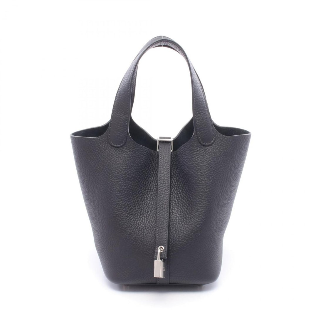Hermes Picotin Lock PM Caban Handbag, Leather, Taurillon Clemence Women's, Navy: --- Catalog ---Category: SizeSize (HxWxD): 18.5cm x 19cm x 13.5cm / 7.28'' x 7.48'' x 5.31''Category: DesignType: HandbagColor: NavyGender: WomenMaterial: Taurillon clemence leather Category: GeneralB