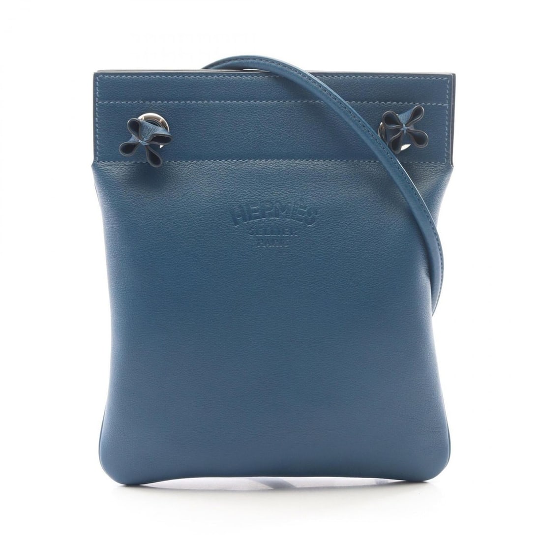 Hermes Aline Mini Shoulder Bag Handbag Leather Evercolor Women's Blue: --- Catalog ---Category: SizeSize (HxWxD): 23cm x 19cm x 1cm / 9.05'' x 7.48'' x 0.39''Category: DesignType: Handbag, Shoulder bagColor: BlueGender: WomenMaterial: Evercalf leather Category: