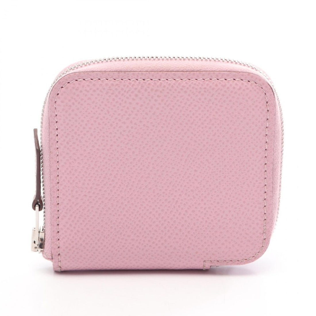 Hermes Azap Compact Mini Silk In Wallet - Coin Purse Leather Calfskin (Cowhide) Veau Epsom Pink: --- Catalog ---Category: SizeSize (HxWxD): 8cm x 8cm x 1.5cm / 3.14'' x 3.14'' x 0.59''Category: DesignType: Coin purse/coin caseColor: PinkGender: WomenMaterial: Epsom leather , Leather Leather/Fur