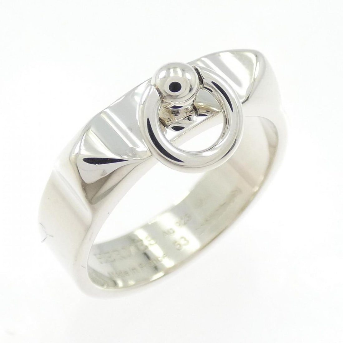 Hermes Hermès Collier de Chien Ring: --- Catalog ---Category: SizeUS Size: 6.5Brand Size: 53Category: DesignType: Band ringColor: SilverMaterial: Silver 925Category: GeneralMPN: H115607BBrand: Hermes--- Item List ---Section: