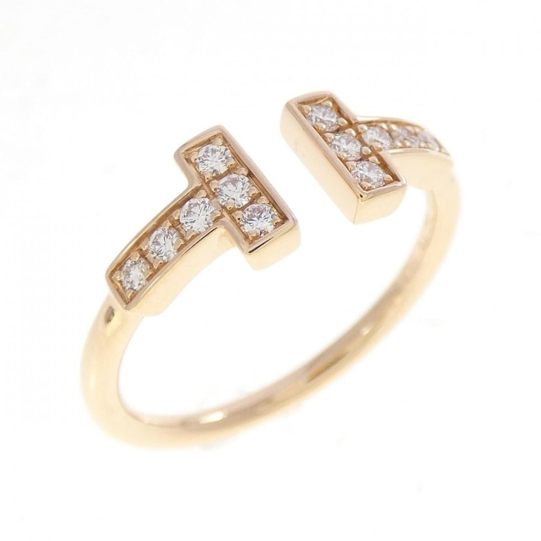 Tiffany T Wire Ring: --- Catalog ---Category: SizeJP Size: 10US Size: 5.5Category: DesignType: Band ringGender: WomenMaterial: Pink gold (18K)Category: GeneralBrand: Tiffany--- Item List ---Section: ConditionRanking: