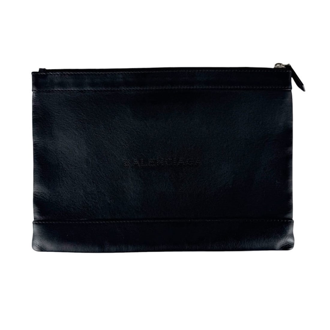 Balenciaga BALENCIAGA Clutch Bag Leather Black Men's 373834 z10414: --- Catalog ---Category: SizeSize (HxWxD): 22cm x 33cm x 1cm / 8.66'' x 12.99'' x 0.39''Category: DesignType: Clutch bagColor: BlackGender: MenMaterial: Leather Category: GeneralMPN: 373834Brand: