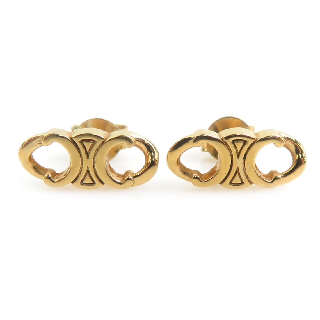 Celine CELINE Earrings Metal Gold Women's r11294k: --- Catalog ---Category: SizeSize (HxWxD): 5.00mm x 15.00mm / 0.20'' x 0.59''Category: DesignType: Stud earringsColor: GoldGender: WomenMaterial: MetalCategory: GeneralBrand: Celine--- Item List ---Se