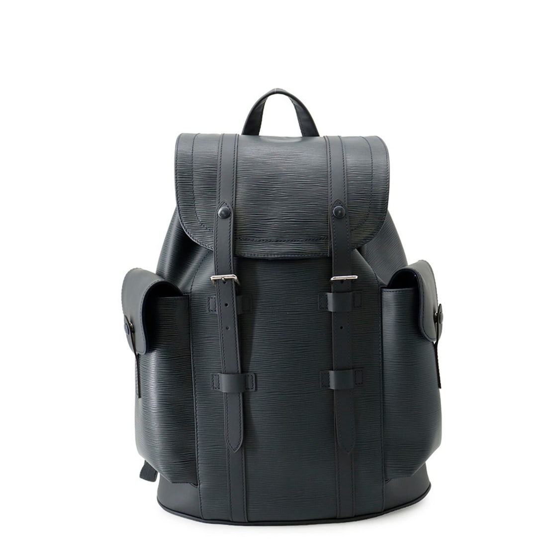 Louis Vuitton Epi Christopher PM Backpack M58868 LOUIS VUITTON Handbag Men's: --- Catalog ---Category: SizeSize (HxWxD): 43cm x 37cm x 12.5cm / 16.92'' x 14.56'' x 4.92''Category: DesignType: BackpackColor: Navy BlueGender: MenMaterial: Epi leather Category: GeneralBrand: Louis