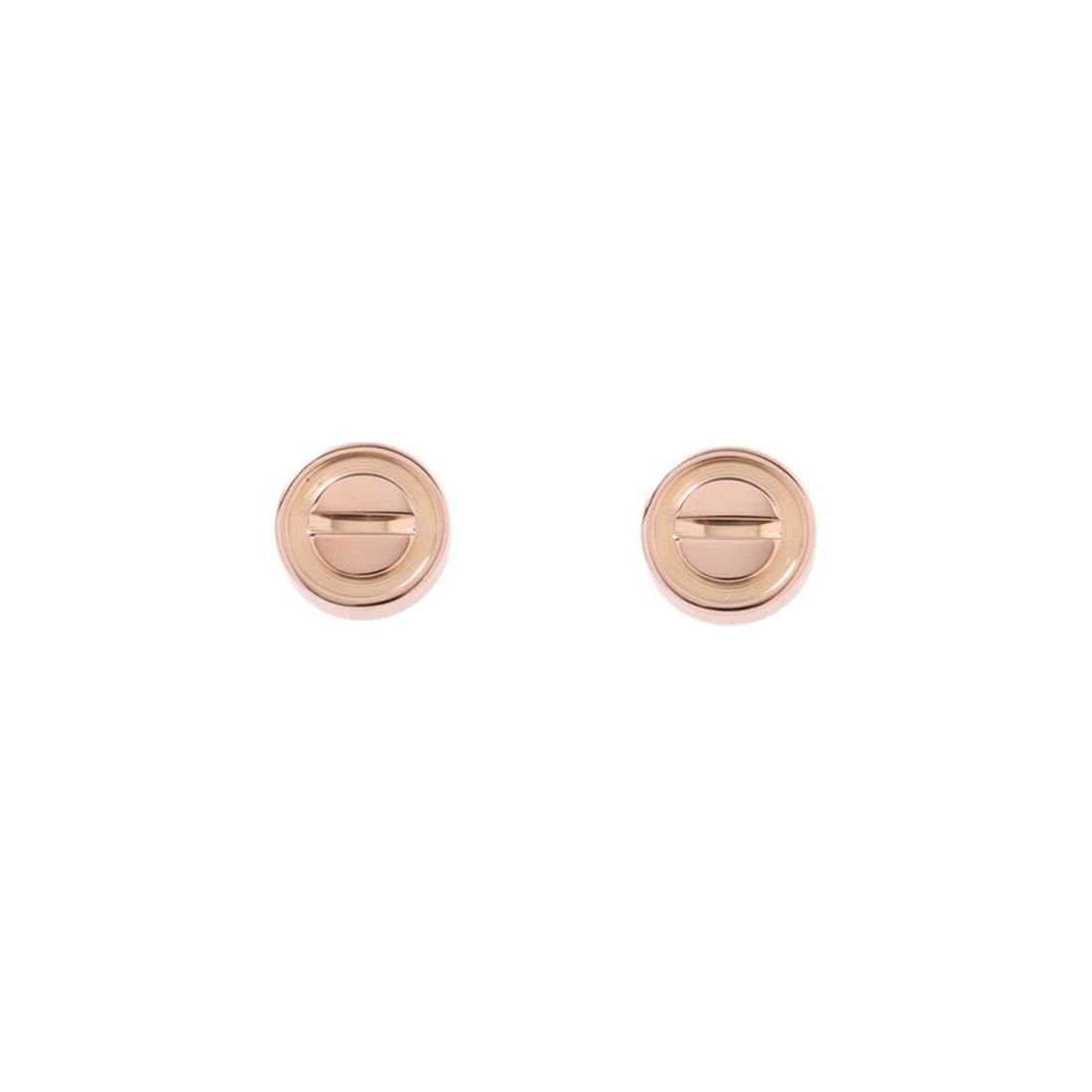 Cartier Love stud earrings, 18KPG pink gold, B8301254.: --- Catalog ---Category: DesignType: Stud earringsGender: WomenMaterial: Pink gold (18K)Category: GeneralBrand: Cartier--- Item List ---Section: ConditionRanking: Rank SA Used - Hardly any traces of u