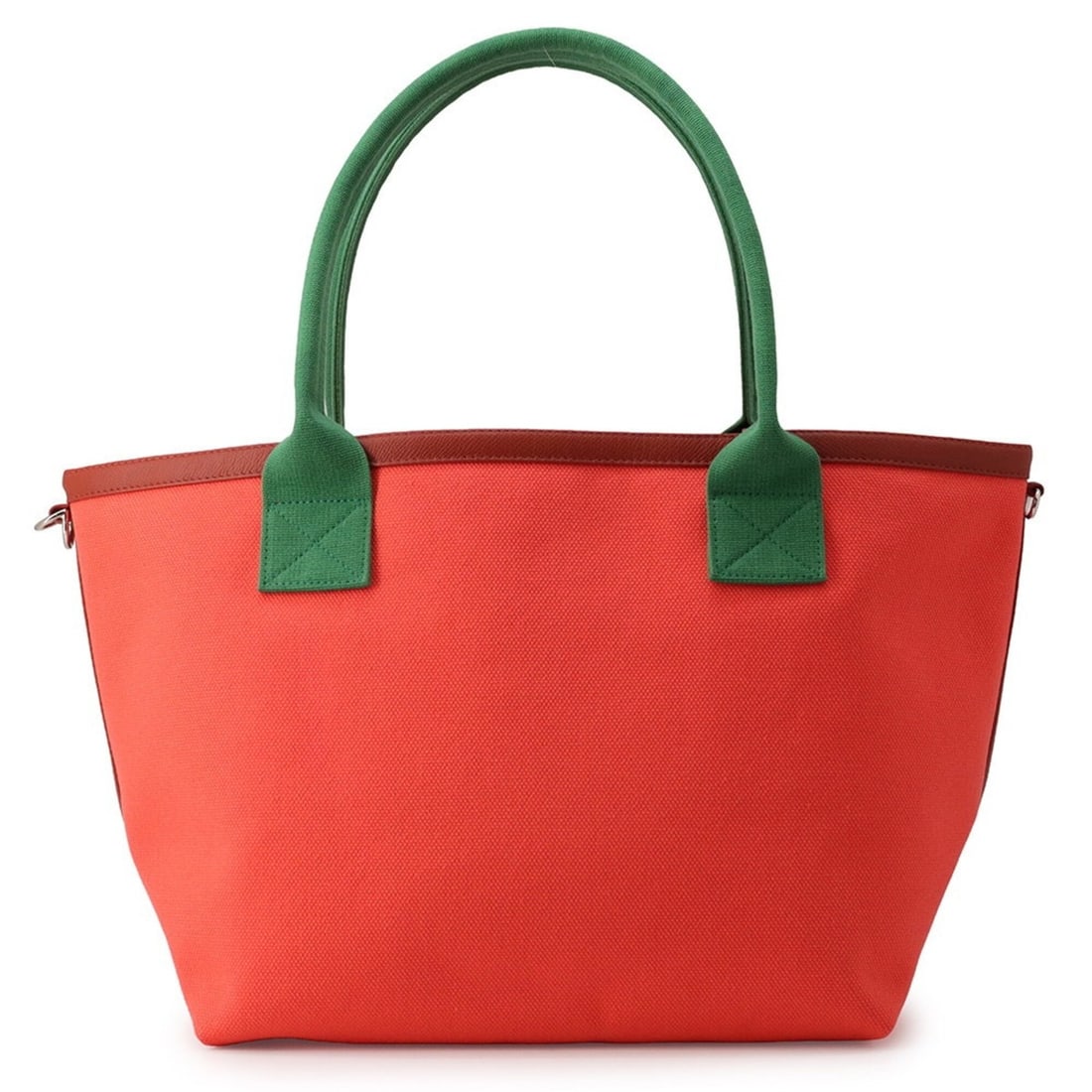 Hermes Tote Bag So Cabas Petit H Orange Green Canvas Epsom Handbag HERMES: --- Catalog ---Category: SizeSize (HxWxD): 26cm x 29cm x 18.5cm / 10.23'' x 11.41'' x 7.28''Category: DesignType: Tote bagColor: Green, OrangeGender: WomenMaterial: Canvas , Epsom leather Category: Ge