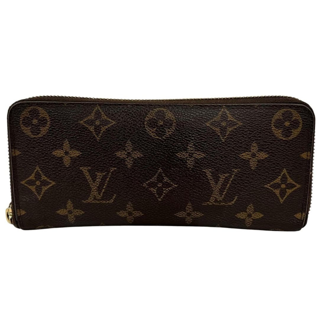 LOUIS VUITTON Louis Vuitton Portefeuille Clemence Long Wallet Monogram Canvas Brown Women's (1 of 14)