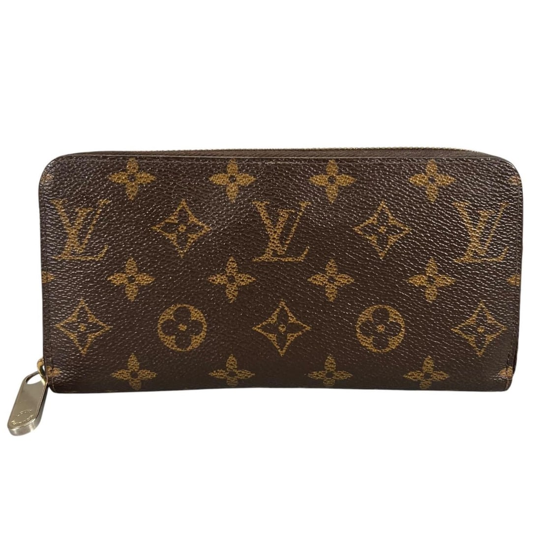 LOUIS VUITTON Louis Vuitton Zippy Wallet Fuchsia Long Monogram Canvas Brown Women's (1 of 12)