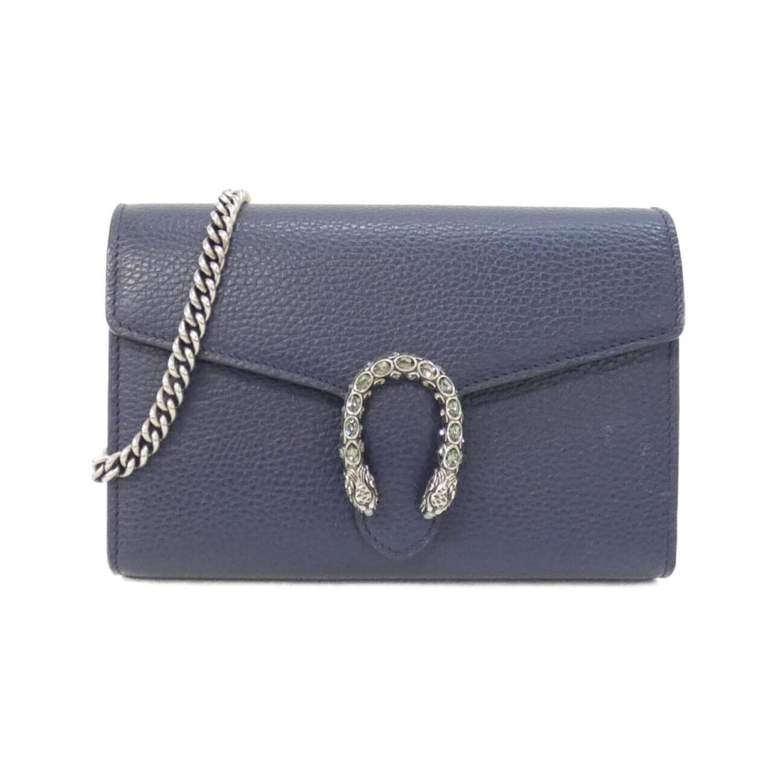 Gucci DIONYSUS 401231 CAOGN Chain Wallet: --- Catalog ---Category: SizeSize (HxWxD): 14cm x 20cm x 4cm / 5.51'' x 7.87'' x 1.57''Category: DesignType: Chain/Shoulder walletColor: BlueGender: WomenMaterial: Leather Category: GeneralMPN: